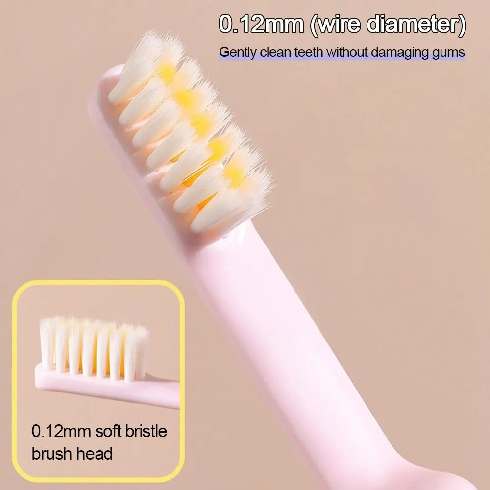 Plastic Folding Toothbrush Mini Lightweight Adults Children Tooth Brush Convenient Soft Bristle Toothbrush