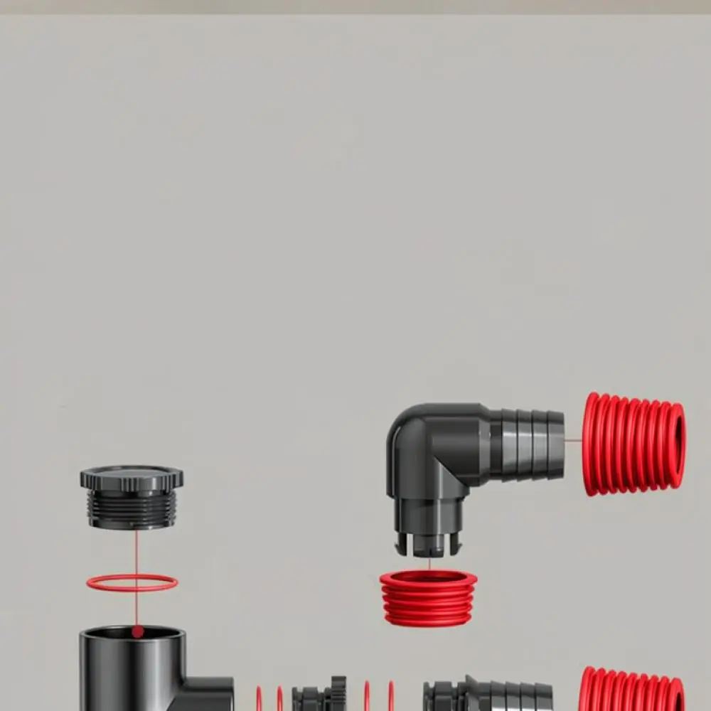 Stainless Steel Laundry Machine Hose Adapter Floor Drain Connector Anti Smell Pipe Fitting Modern Bathroom Hardware