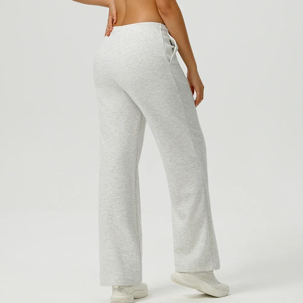 Sports straight-leg Pants for Women Yoga Breathable Fitness Clothing Versatile Casual Pants Without Embarrassment Wide-leg Pants