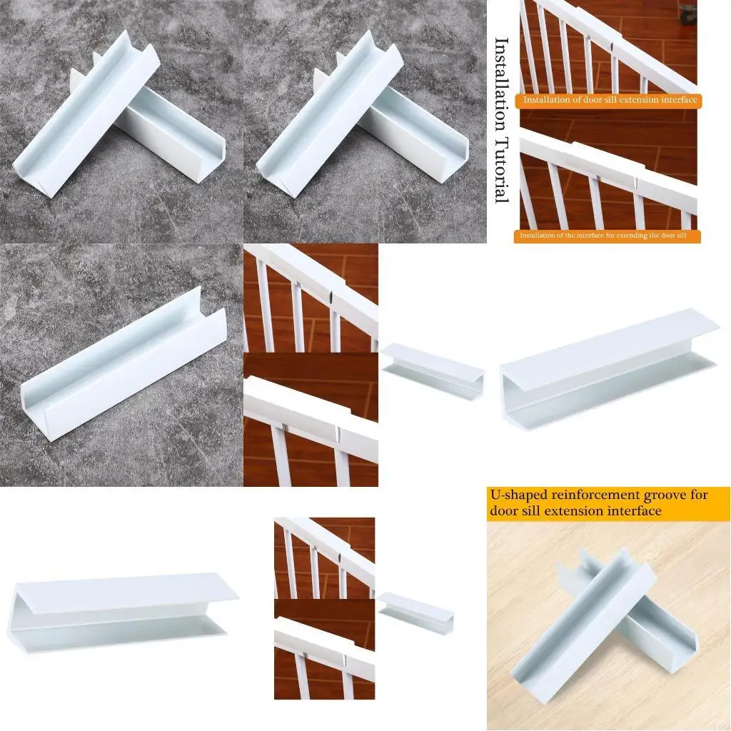 

Fence Reinforcement Grooves Fittings for Doorways Universal Baby Gate Freestanding Gate Grooves Reinforcement Accessory L8RB