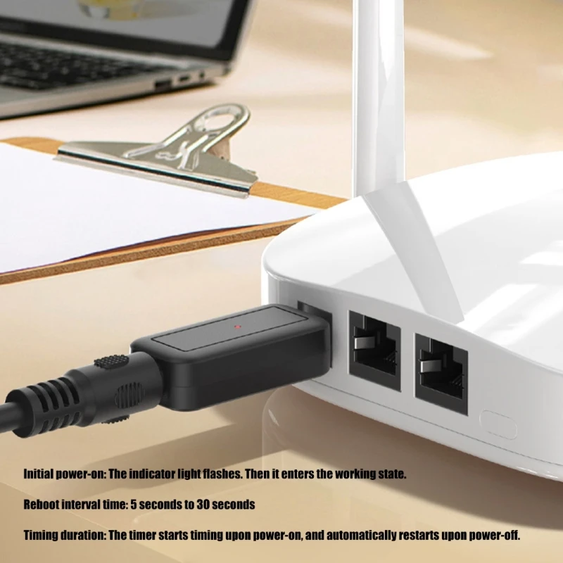 Durability Routers Reboot Controller 24Hour Timer for Automatic Restarts Preventing Overheating Maintaining Stable Connection
