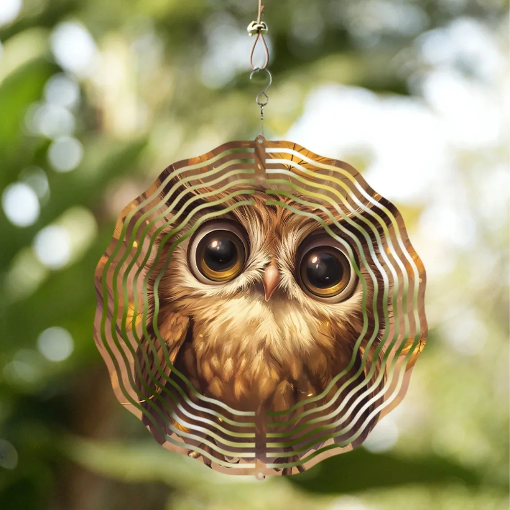 

Cartoon Owl Wind Chime Outdoor Garden Decor Spring Summer Gift