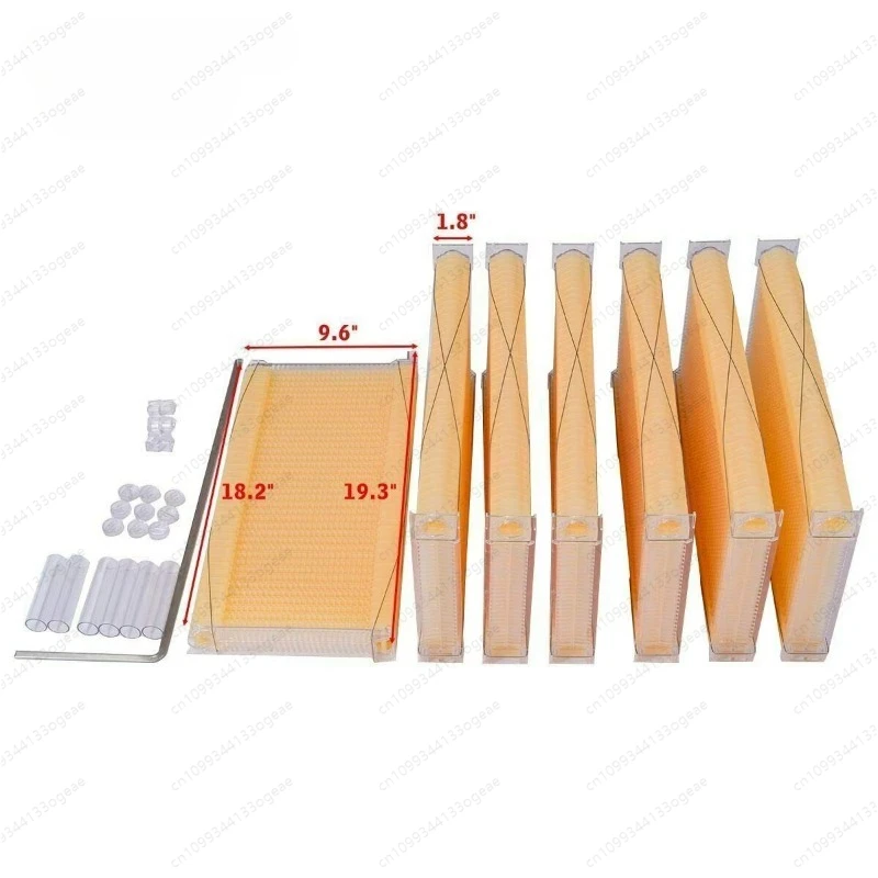 معدات تربية النحل سعر المصنع خلية النحل المتدفقة العسل خلية النحل الأوتوماتيكية الجديدة مع 7 قطعة إطارات خلية النحل التدفق التلقائي