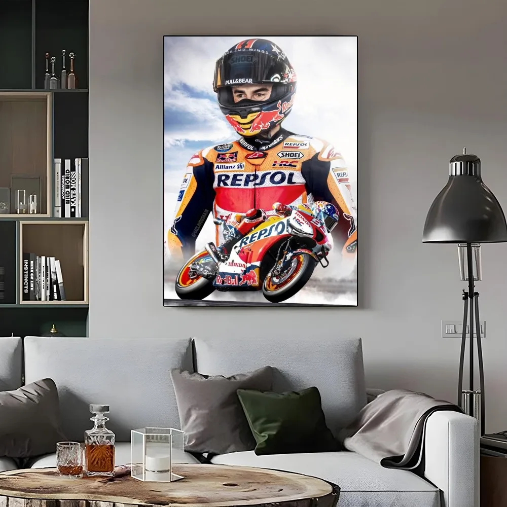 M-Marc M-Marquez  Poster Paper Print Home Living Room Bedroom Entrance Bar Restaurant Cafe Art Painting Decoration