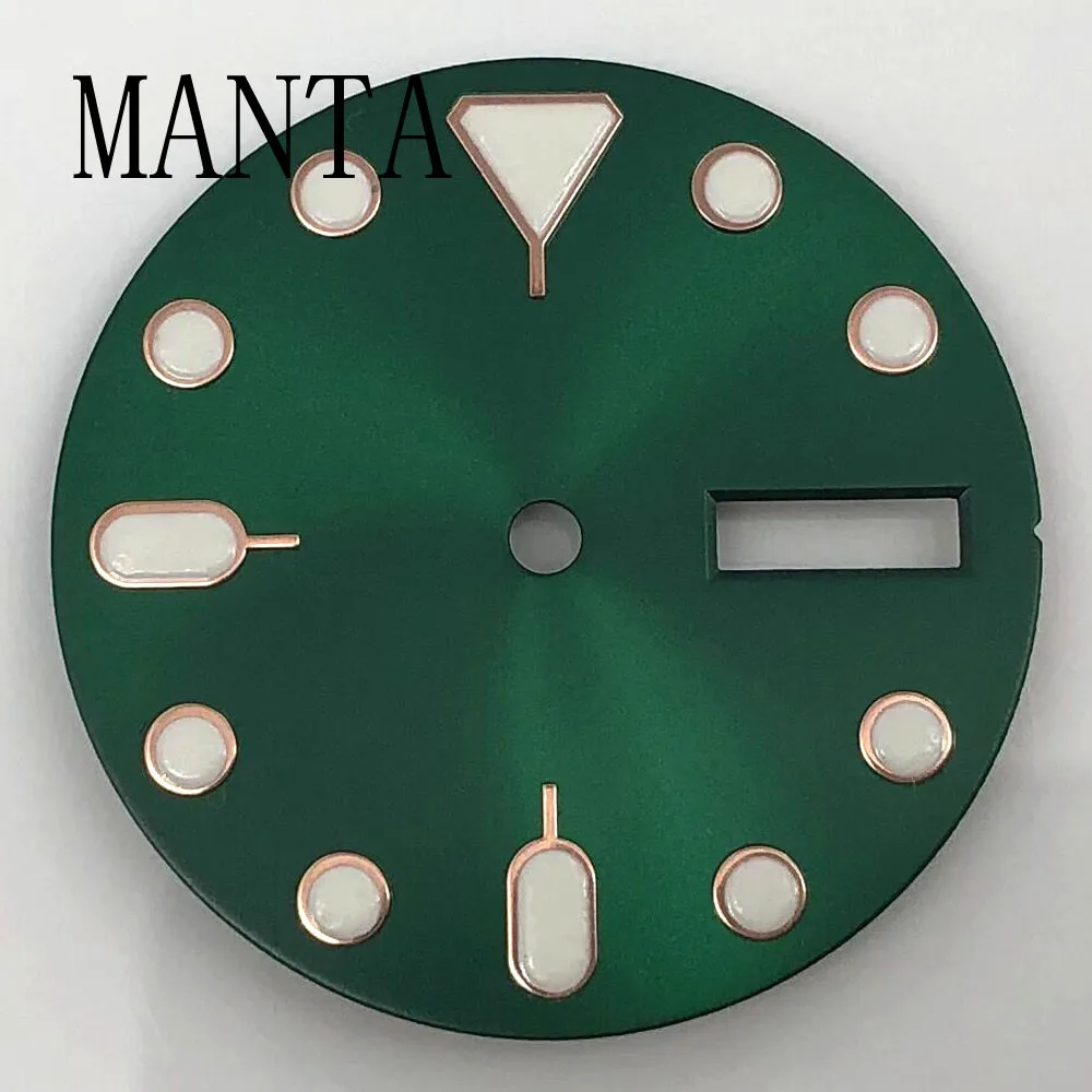 مانتا 28.5 ملم قرص معقم مضيء FitNH36 أجزاء ساعة حركة ميكانيكية أوتوماتيكية