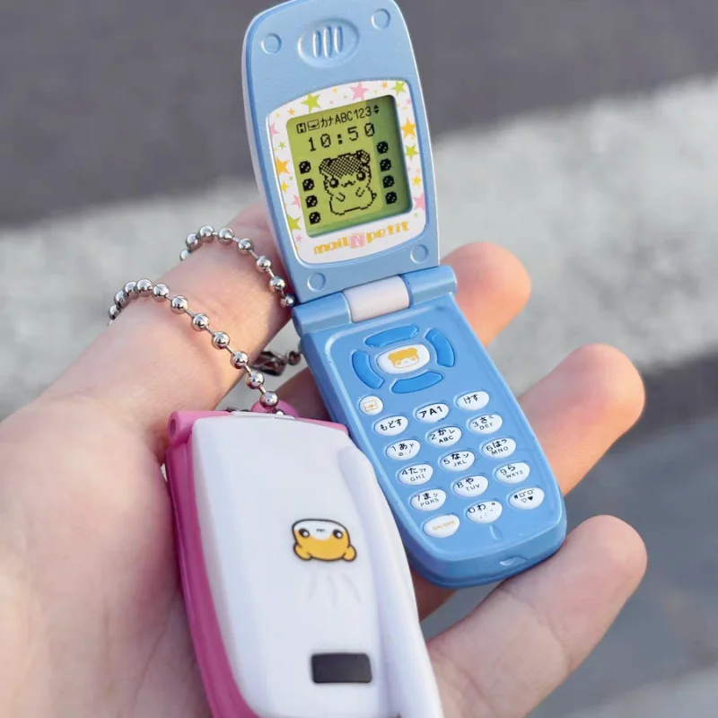 

В наличии бандай миниатюрный ретро флип-чехол подвеска для мобильного телефона игрушка модный гашапон Шарм Коллекционная подарочная серия украшений