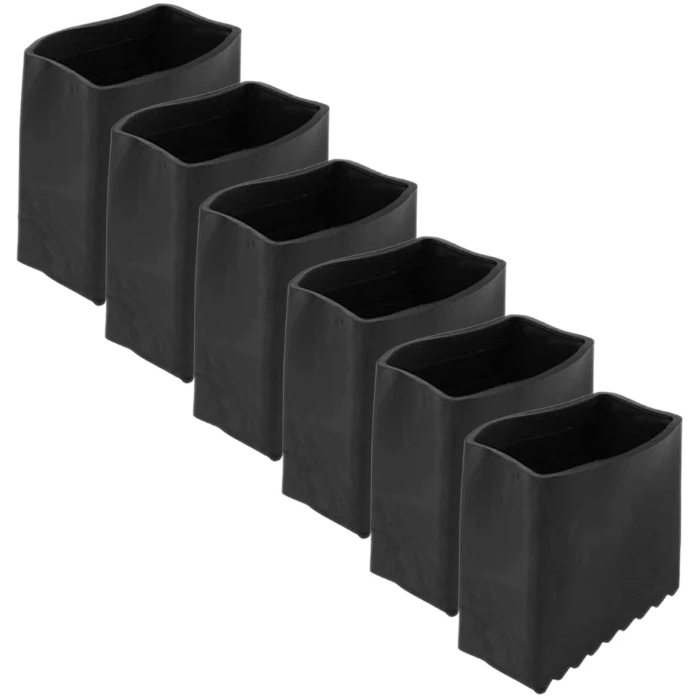 

6pcs Ladder Feet Rubber Accessories for Folding Stairs Protective Pads Anti Slip Heat Resistant Durable