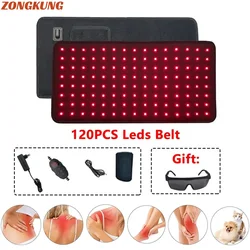 120PCS LED Infrared Light Therapy Pad 660&850nm for Body Fatigue Therapy for Back Knee Hands Feet Relief Portable Dropshipping