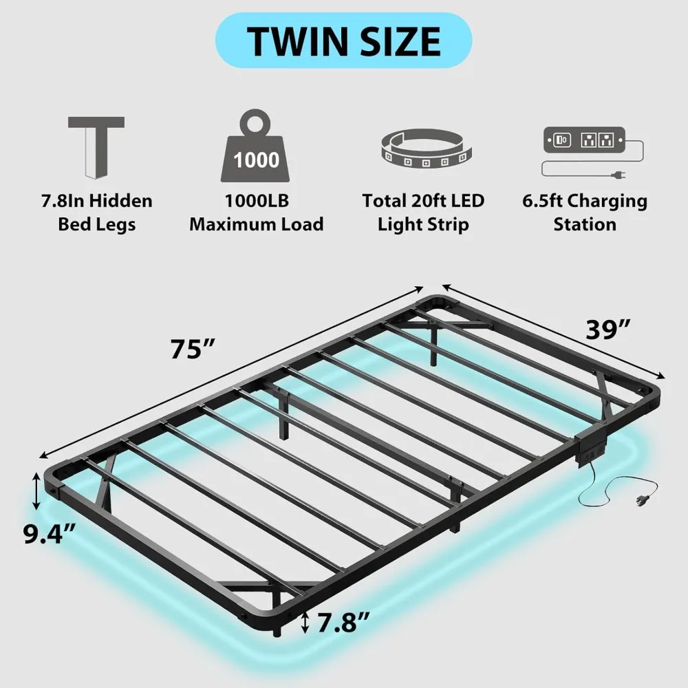 Thumbnail 2 - #5 Trending Metal Platform Beds Right Now