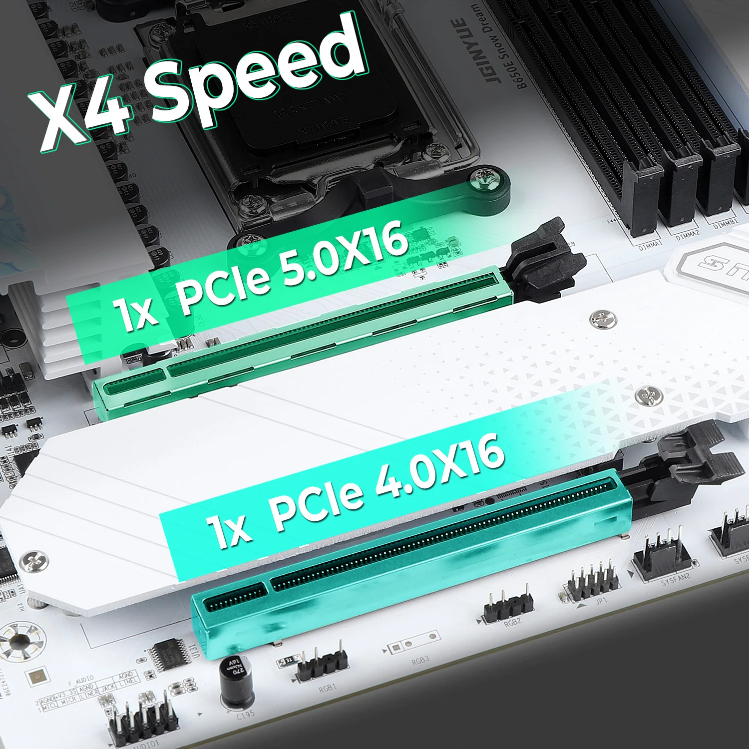 Jginyue B650E Snow Dream Mothe - đánh giá và giá Am5 Micro Atx Pcie 5.0 Motherboard