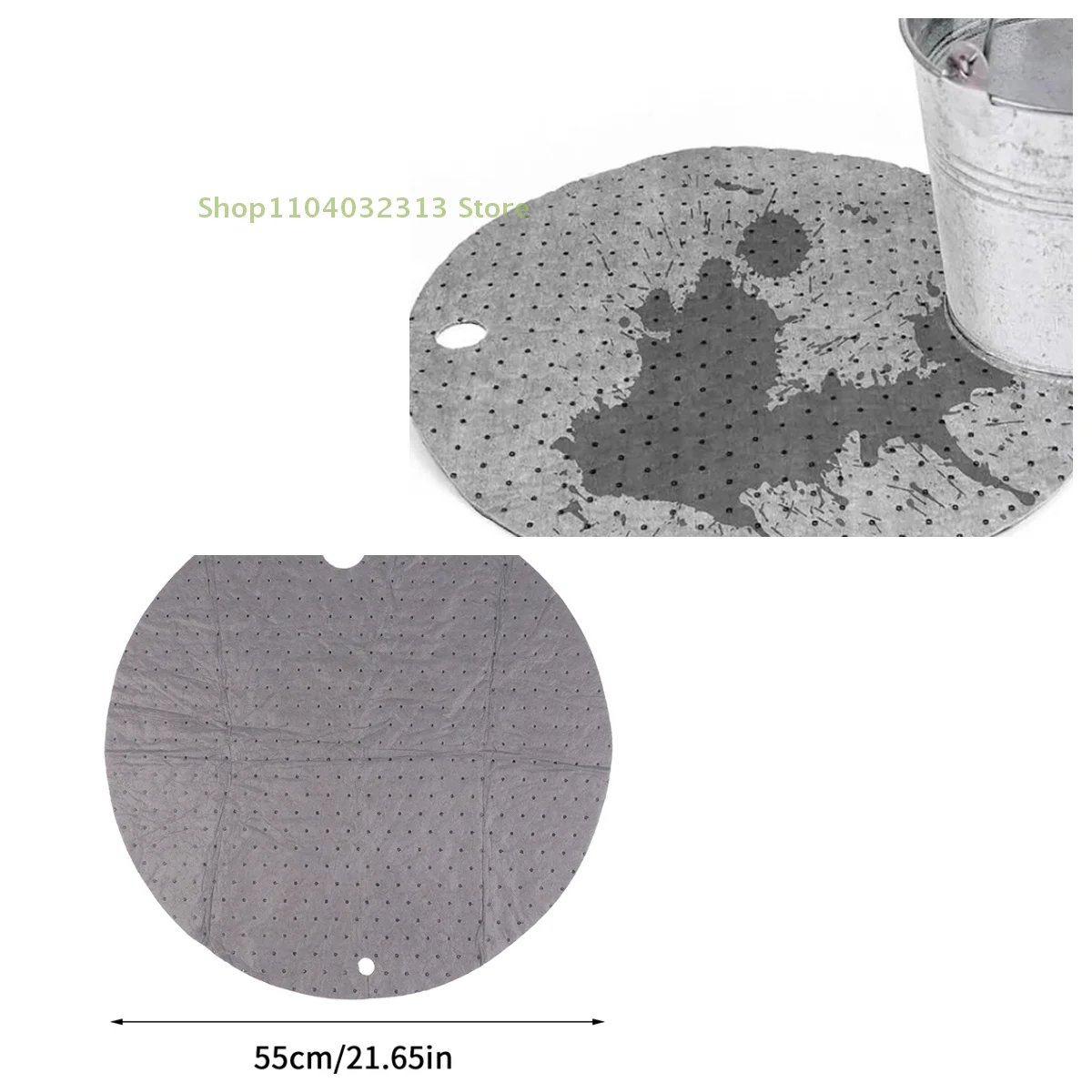 

Drum Top Absorbent Pads For 55 Gallon Drums Barrel Oil Absorbent Pads Mat 22 Inch Diameter Lid Oil Mat