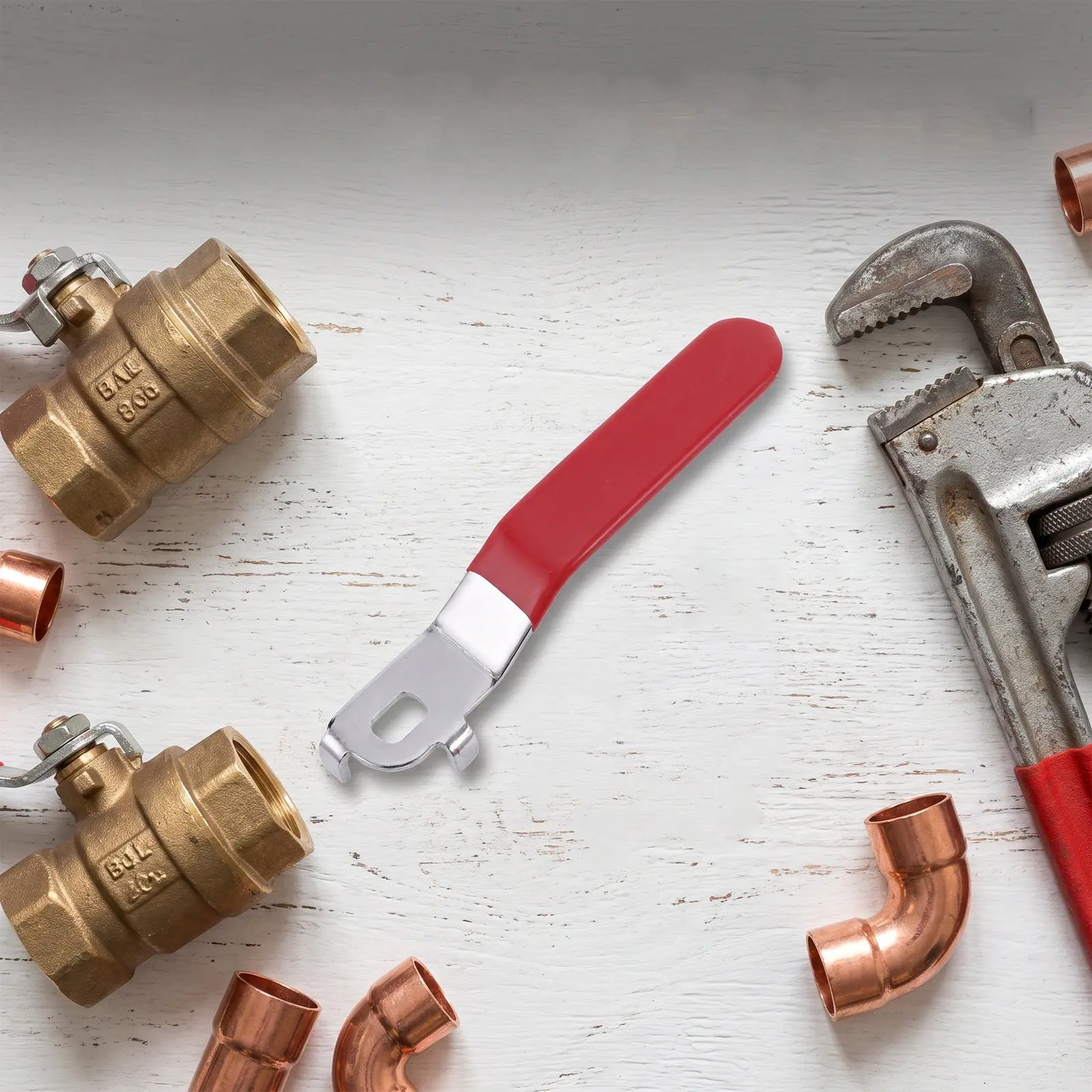 4Pcs Fire Equipment Valve Handle Industrial Ball Valve Lever Replacement for Water Shut Faucet Fire Protection