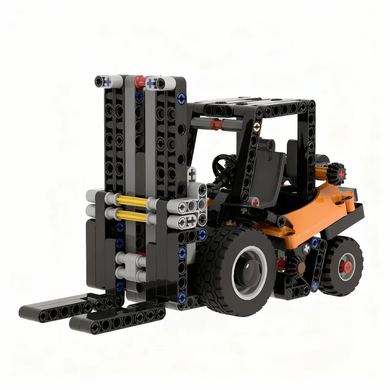 

380pcs MOC Forklift 1 21 Scale Technical Model Building Blocks Construction Toy Christmas Gifts DIY Creative Idea Education