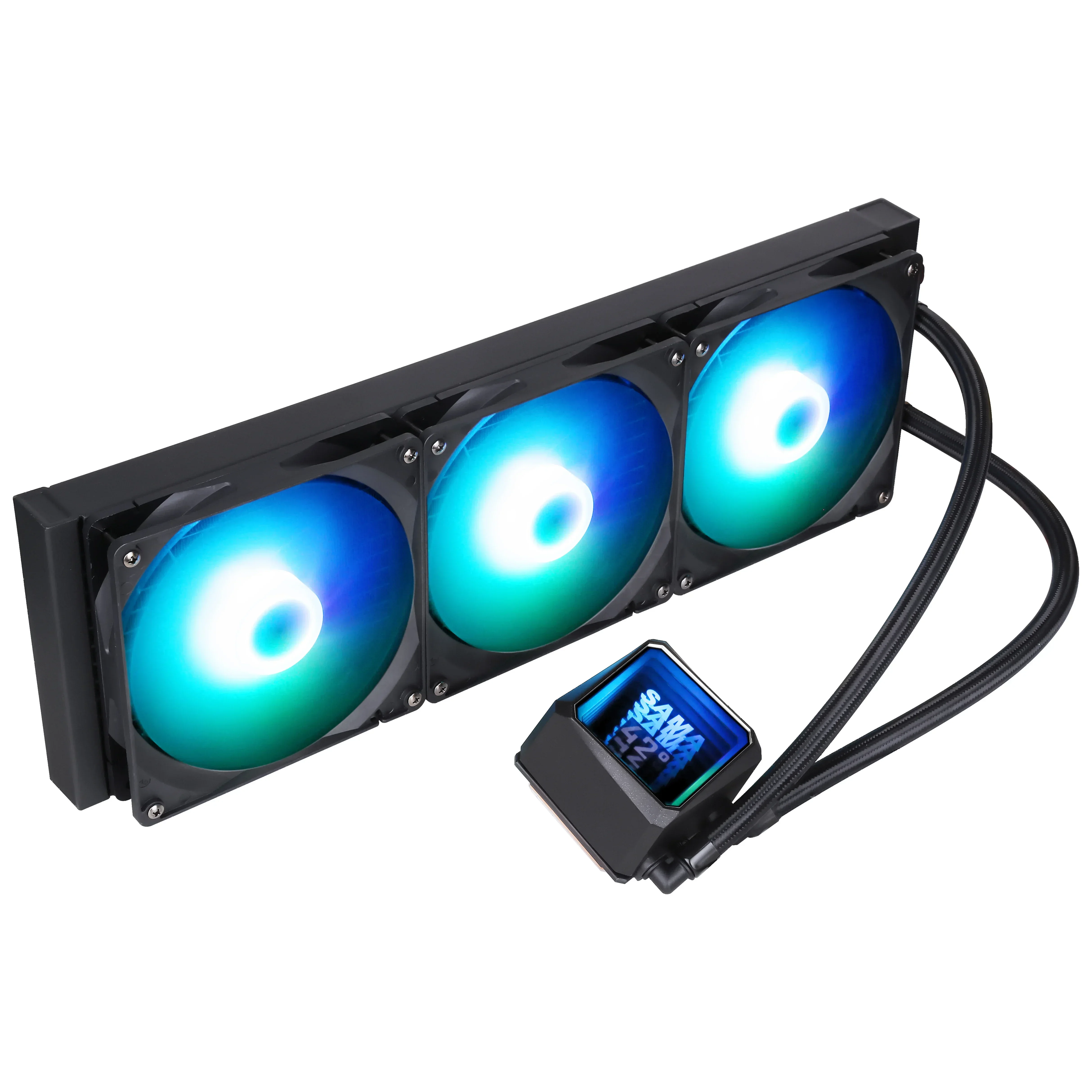 

PPS Aluminum Cooler CPU 50000Hrs liquid 420mm AM5 OEM ODM computer water cooling