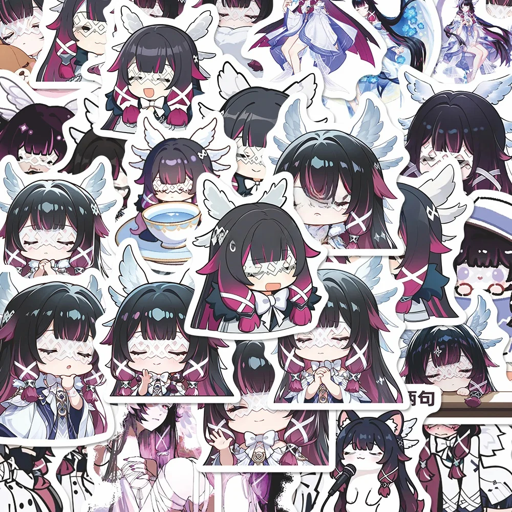 ملصقات نسخة Q للفتيات اللطيفة 26 قطعة من شارات الألبوم المصنوعة يدويًا لتخصيص دفتر الملاحظات البسيط #4