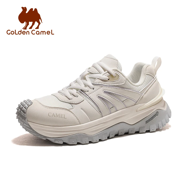 GOLDEN CAMEL Hiking Shoes for Women Autumn Outdoor Sports Shoes Non-slip Wear-resistant Lightweight Thick-soled Climbing Shoes