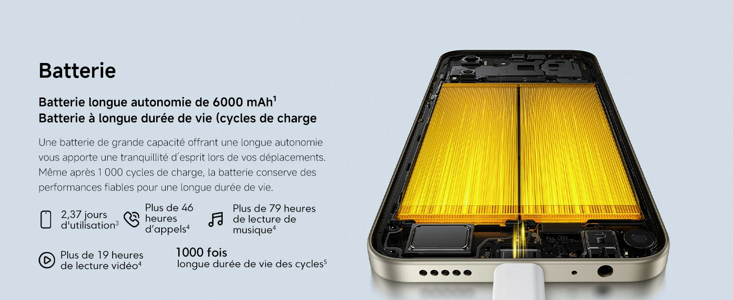 Xiaomi France POCO C81 Pro, immersive screen of 6,9 ", long battery life of meh, powerful octa-core processor, dual camera IA of 13 Mpx
