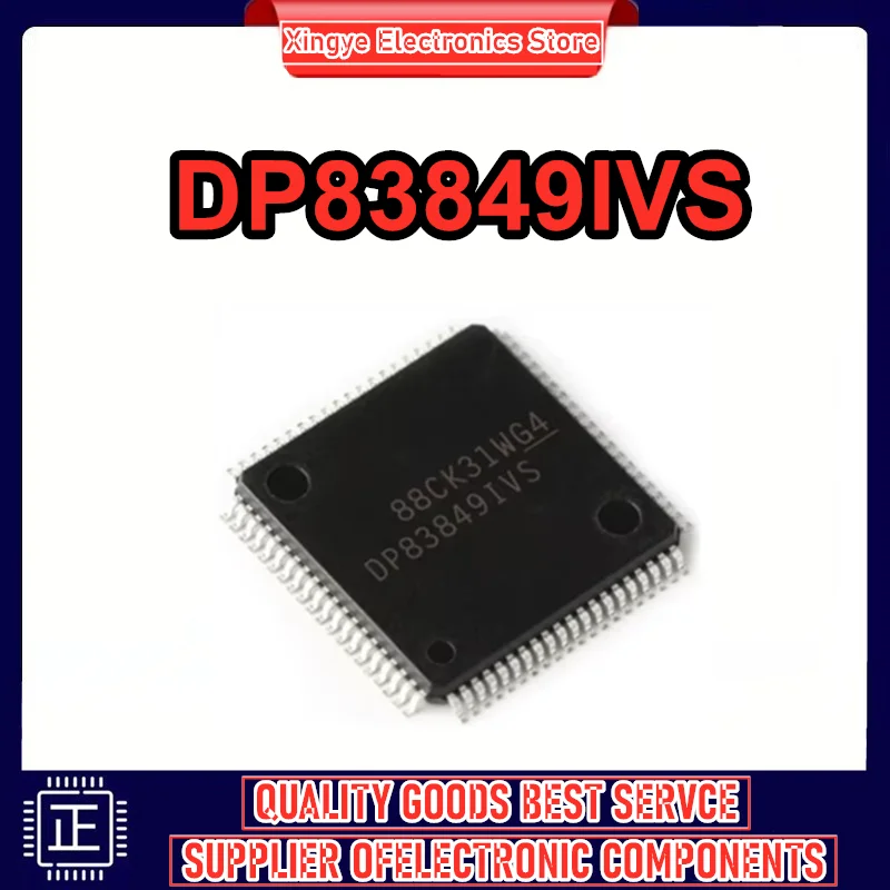 DP83849IVS DP838491VS TQFP80 IC Chip 100% nuevo Original en stock
