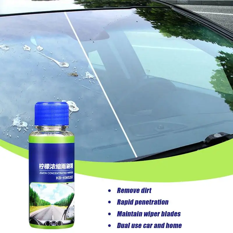 Windshield Wiper Fluid Cleaner 45ml Concentrated Washing Fluid For Car Glass Windshield Washer Cleaner Improve DrivingVisibility