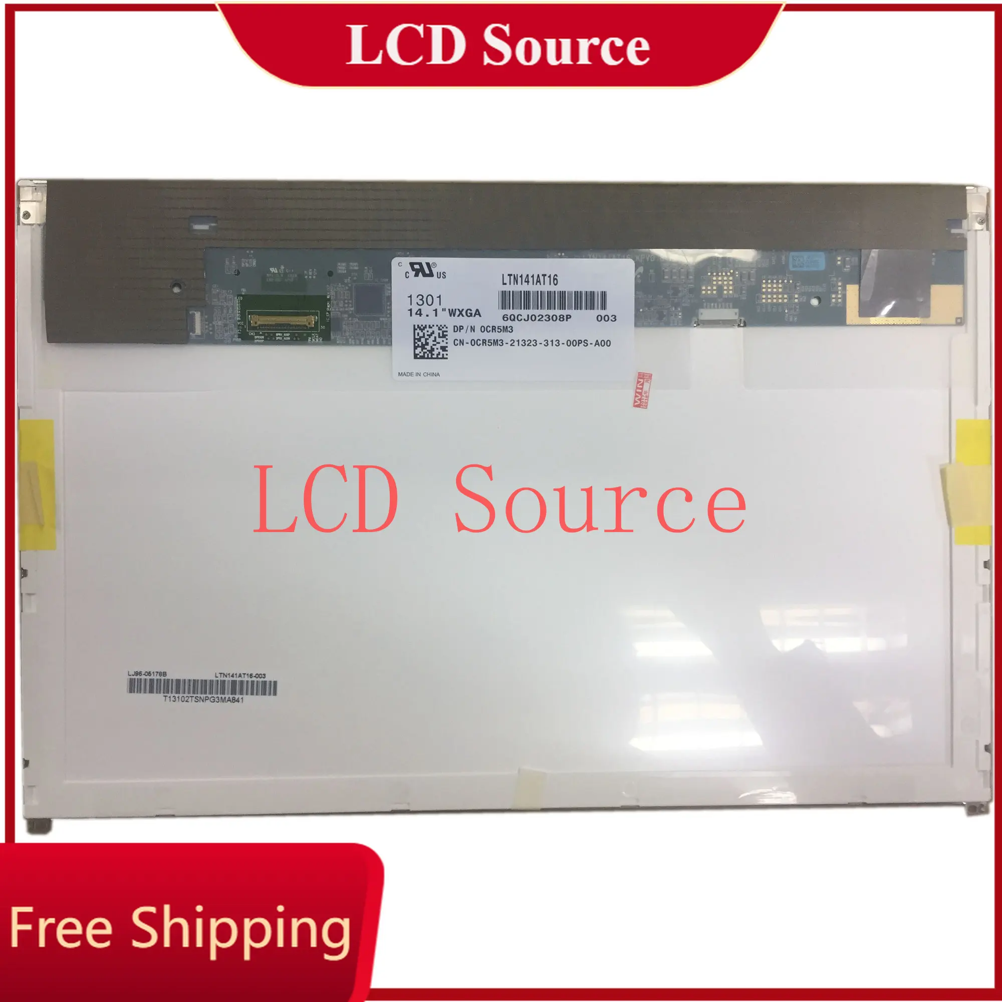 LTN141AT16 fit LP141WX5 TPP1 B141EW05 V5 EDP 30 pin 14.1 LCD LED SCREEN PANEL