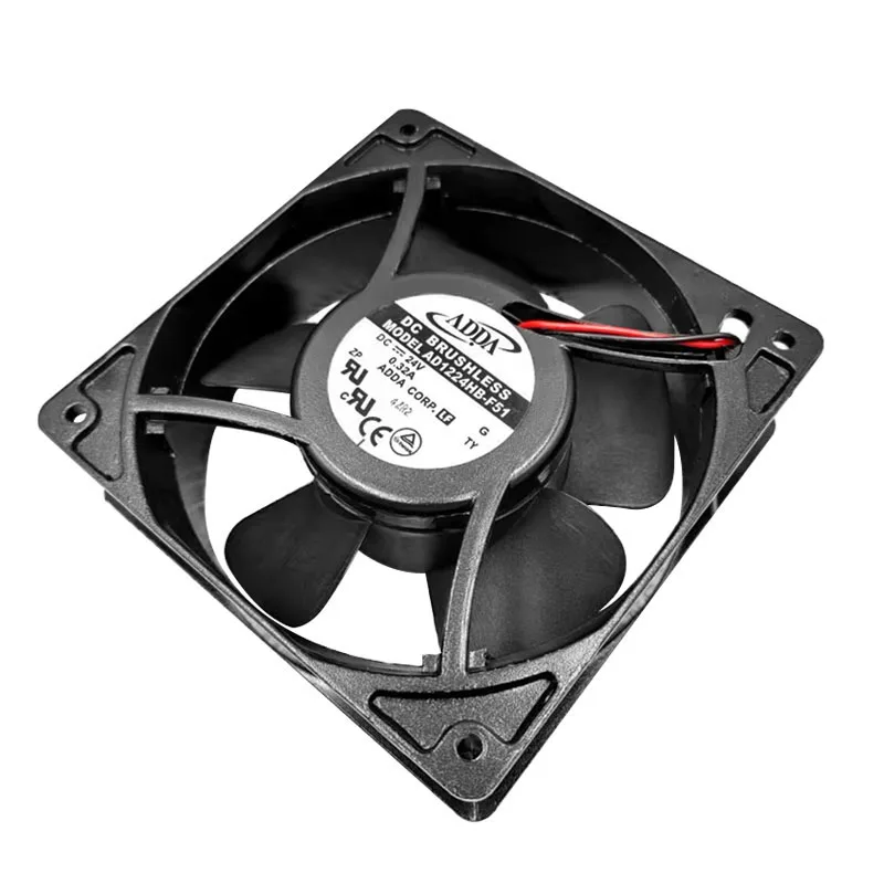 الأصلي AD1224HB-F51 24V 0.32A 12038 120*120*38 مللي متر جديد مروحة التبريد المبرد #2