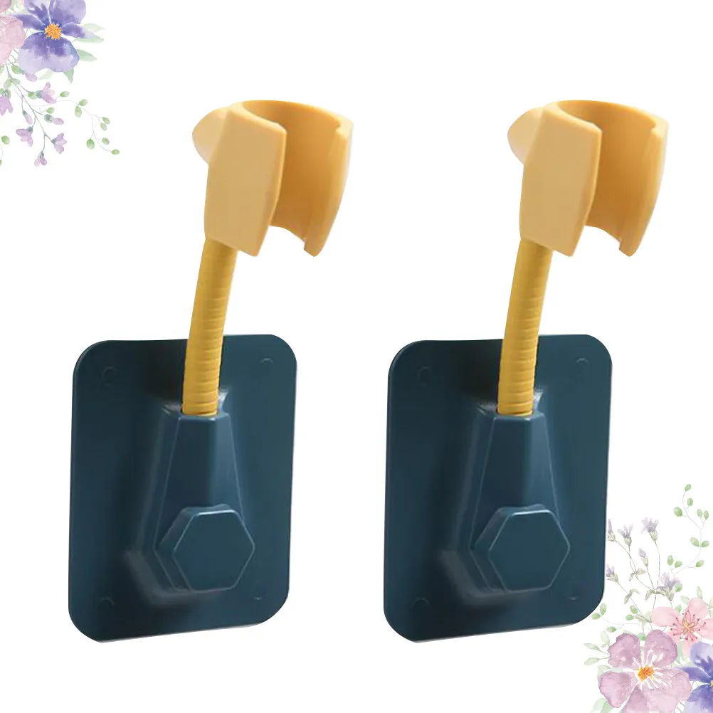 

Комплект из 2 регулируемых держателей для душевой лейки, премиум-класса, на клейкой основе, без сверления, для дома и ванной комнаты