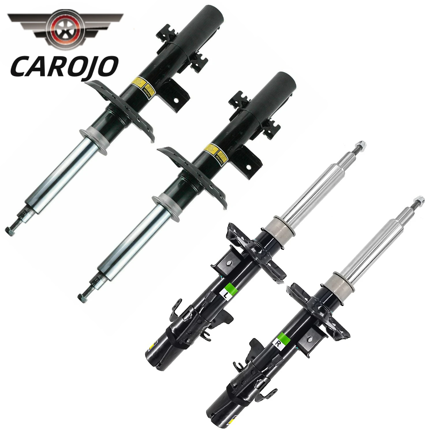 

LR024437 LR079420 4pcs Front + Rear Shock Absorbers for Range Rover Evoque 2012 2013 2014 2015 2016 with Magnetic Damping