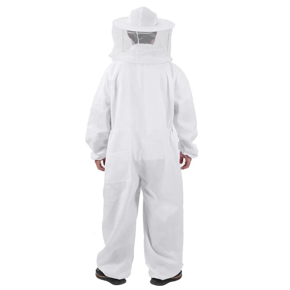 Professional Beekeepers Bee Suit Breathable Anti-Bee Beekeeping Suit Jumpsuit Veil Hood Hat Zipper Bee Repellent Clothing view 3