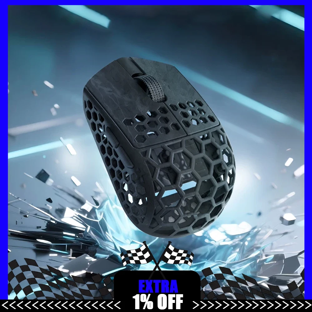 Darmoshark M5 AIR V2 Mouse 3 Mode Wireless Mouse Nordic54L15 Paw3950 8000Hz Polling Rate Hollow Out Gaming Mice PC Accessories