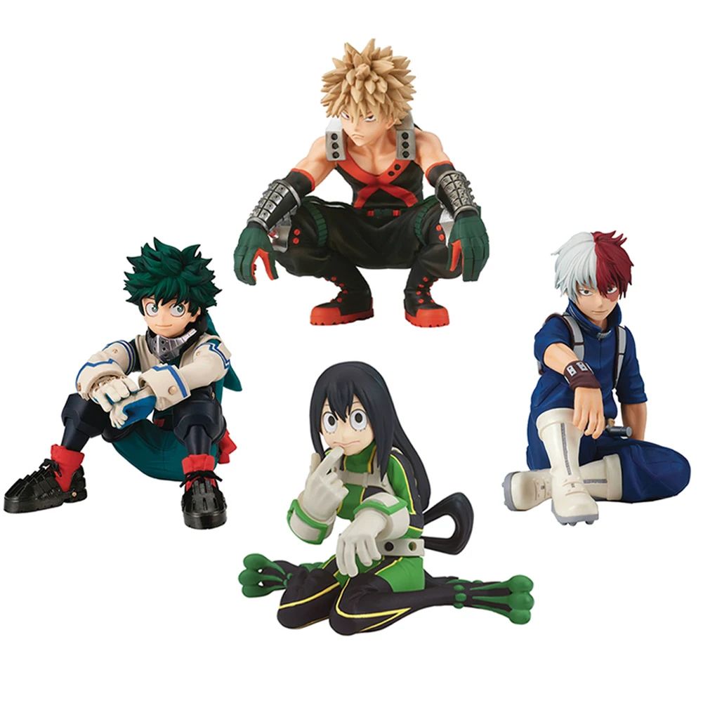 

Anime Figure Bakugo Midoriya Izuku Action Figure Asui Tsuyu Statue Model Toy Desktop Ornament Car Decorations Kids Gift 10cm