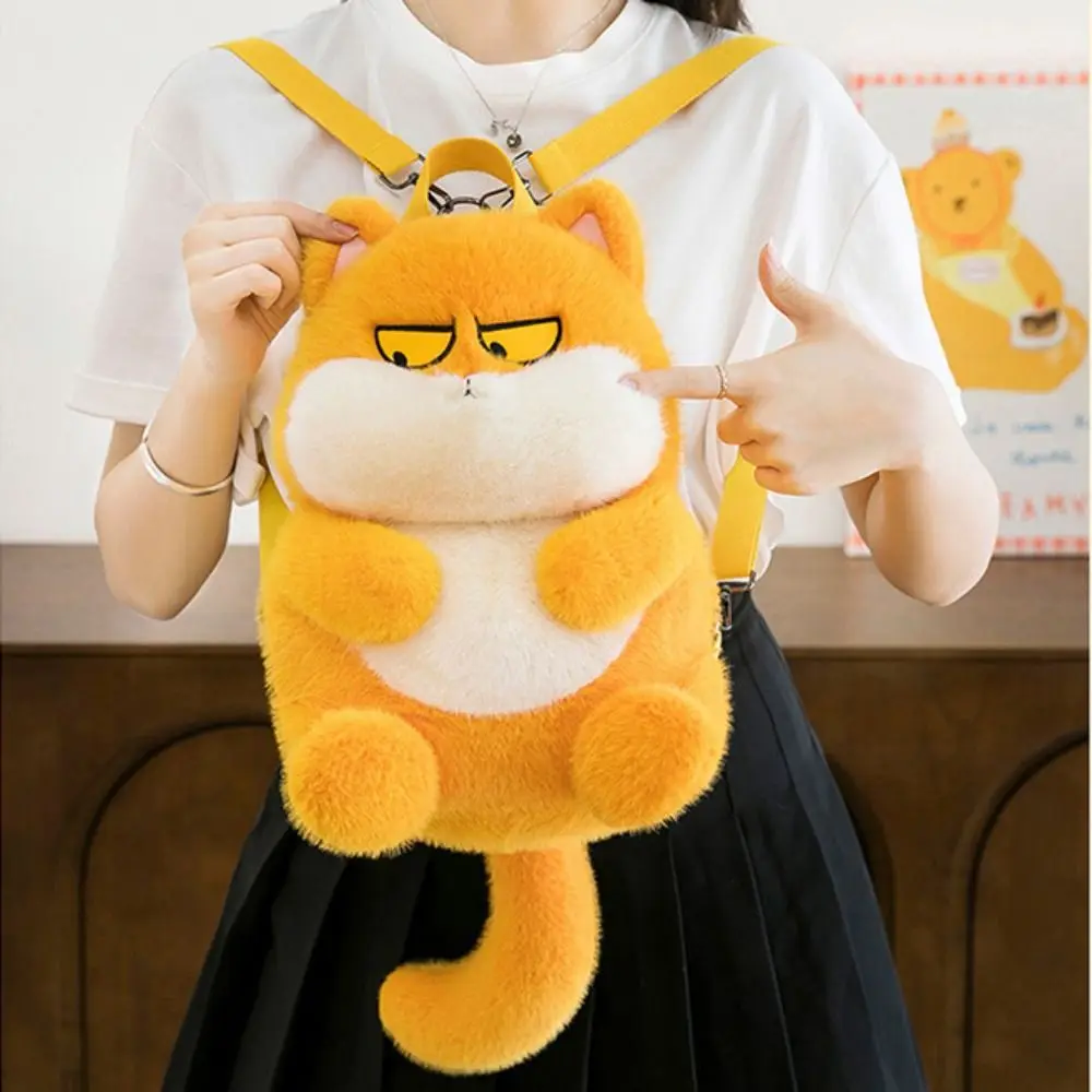 Puppy Animals Cat Backpack Large Capacity Little Cat Shoulder Bag 35cm Cute Cartoon Schoolbag Outdoor