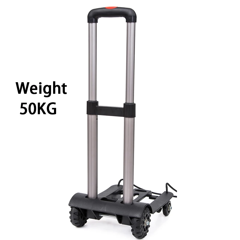 

For Upstairs Cargo 330lbs Stair Climbing Cart All Terrain Stair Climbing Hand Truck with Bungee Cord Portable Folding Trolley