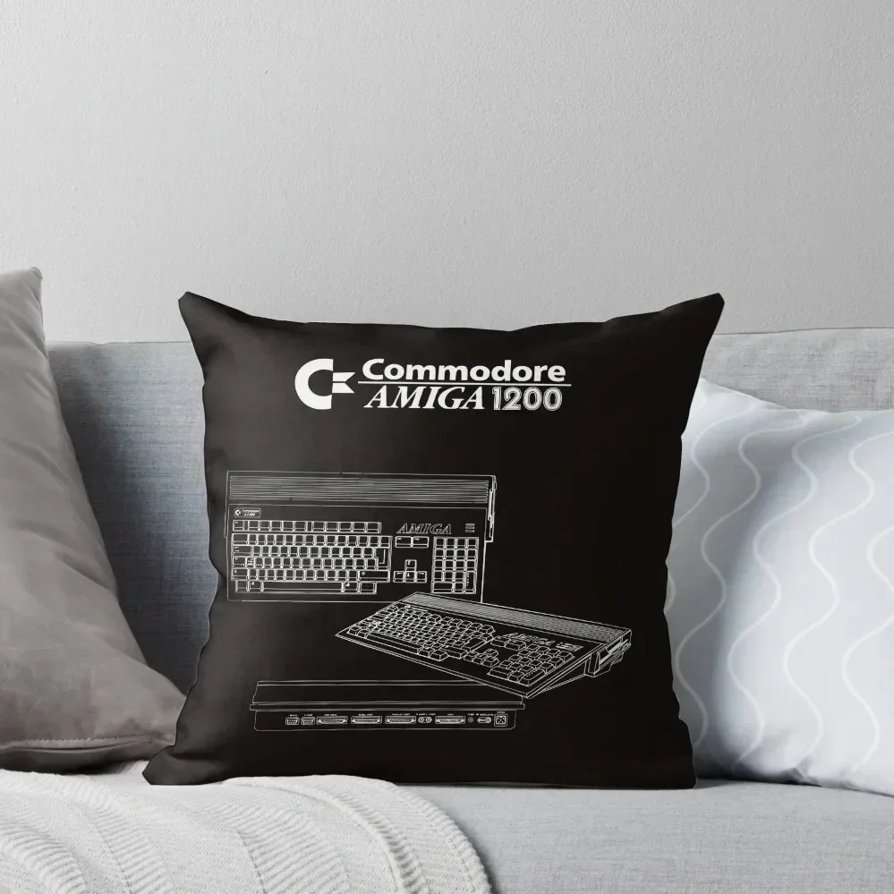 

Commodore Amiga 1200 Throw Pillow Cushion Cover Luxury Christmas Covers For Cushions Cushions For Children pillow