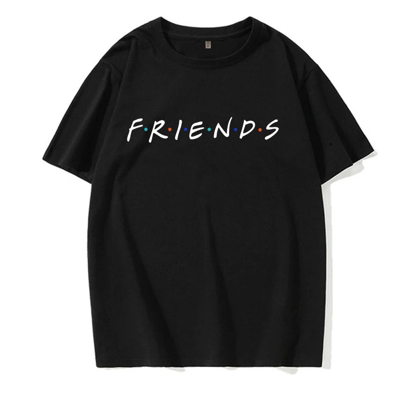 Funny Friends T Shirt for Women Men Friends Tv Show Harajuku EU Size Tshirt Letter Vintage T-shirt Gothic Y2k Tees Tops Clothes