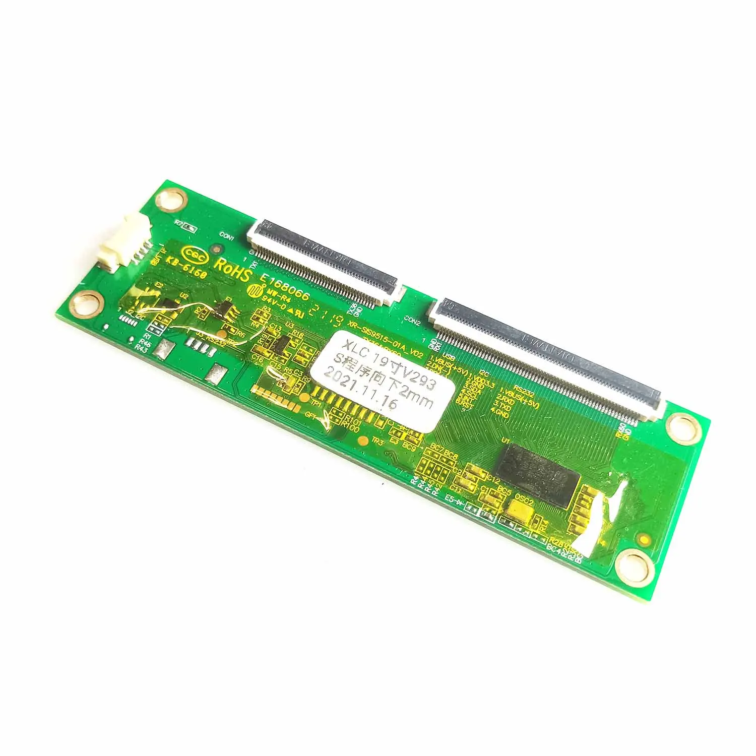 E168066 MW-R4 CQC KB-6160 touch panel XR-SIS9515-01A_V02 Glass control panel