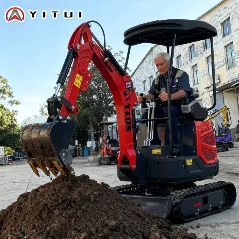 

Double Eleven Surprise Mini Excavator 2.0 Ton Kubota Engine Customized Yitui Family Suitable In Farms And Gardens