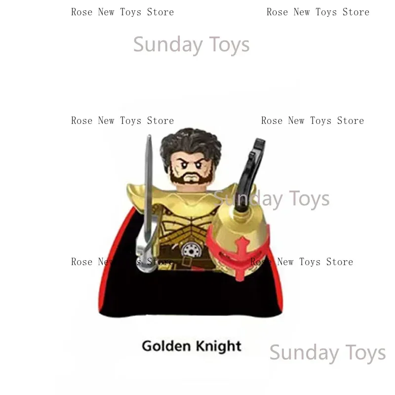 Średniowiecze Ciężki Rycerz Templariusz Krzyżowiec Bitwa Ksiądz Mini Sprzęt Wojskowy Flaga Model Klocki Konstrukcyjne Zabawki dla Dzieci