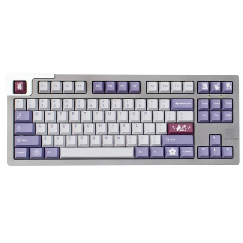 Imagen 2 del producto Paracord hecho a mano y cable en espiral USB-C USB-C de doble manga PET para teclado mecánico Tuzi.