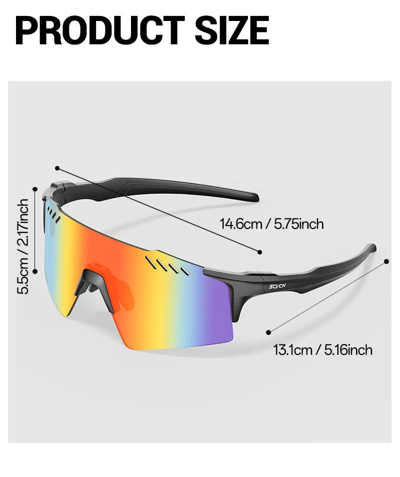 SCVCN Frauen Photochrome Sonnenbrille Outdoor Sport Fahrrad Radfahren Gläser Mann MTB Klettern Gläser Fahren Fahrrad UV400 Brillen – Detail 20