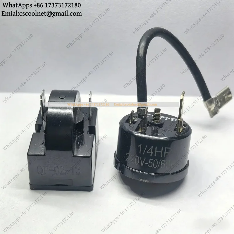 PTC Start Relay Refrigerator Compressor Overload Protector 2 3 4 Pin 12 15 22 Ohm 1/2 1/3 1/4 1/5 1/6 HP Universal Parts