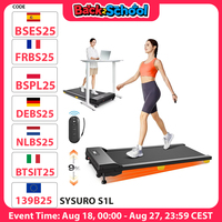 SYSURO S1L Walking Pad Treadmill, 100kg, 6km/h, 9% Incline, 5-Layer Belt, LED Display, Remote Control