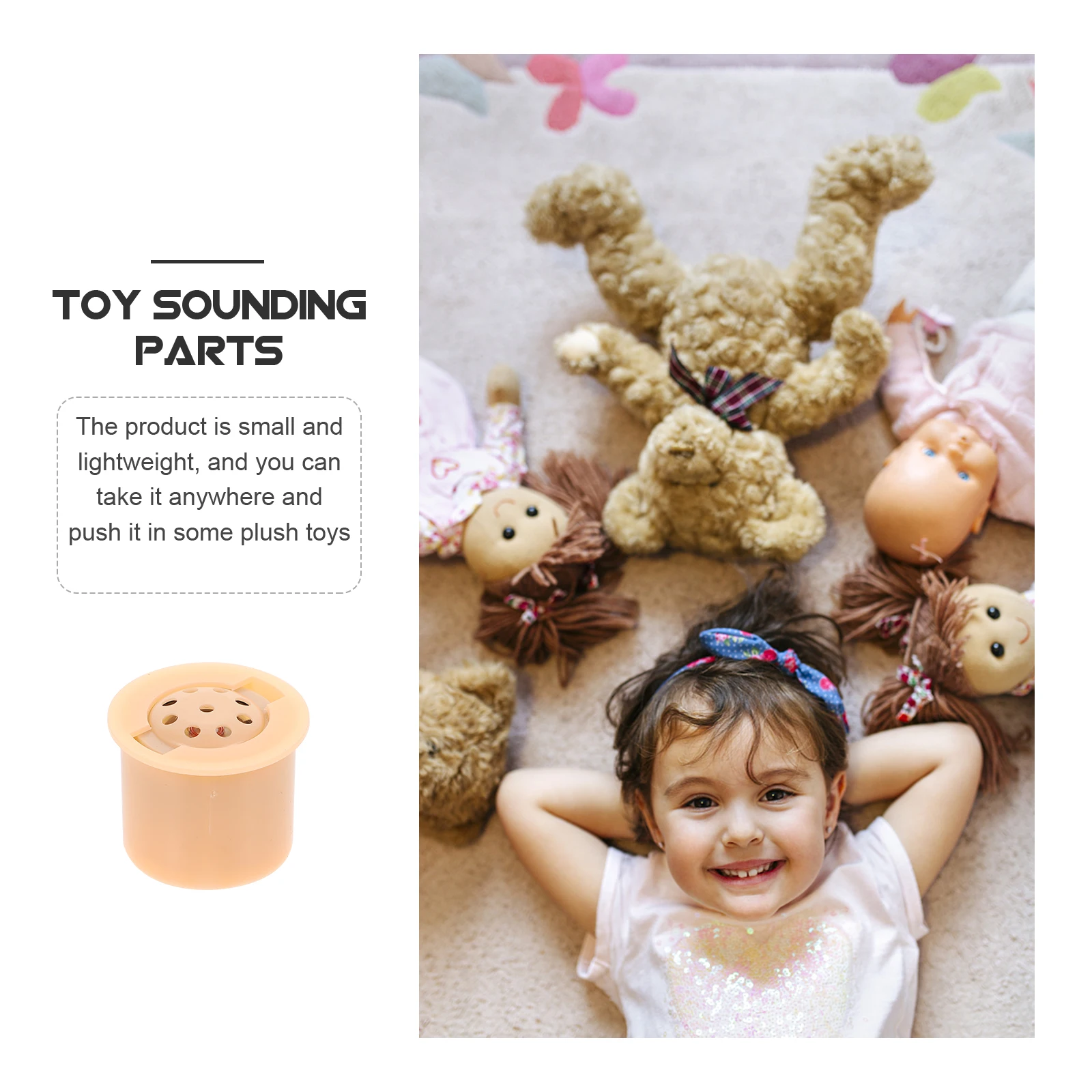 

5Pcs Mini Sound Modules for Crafts Music Cards DIY Sounding Components Plastic Acoustical Generators for Creative Projects