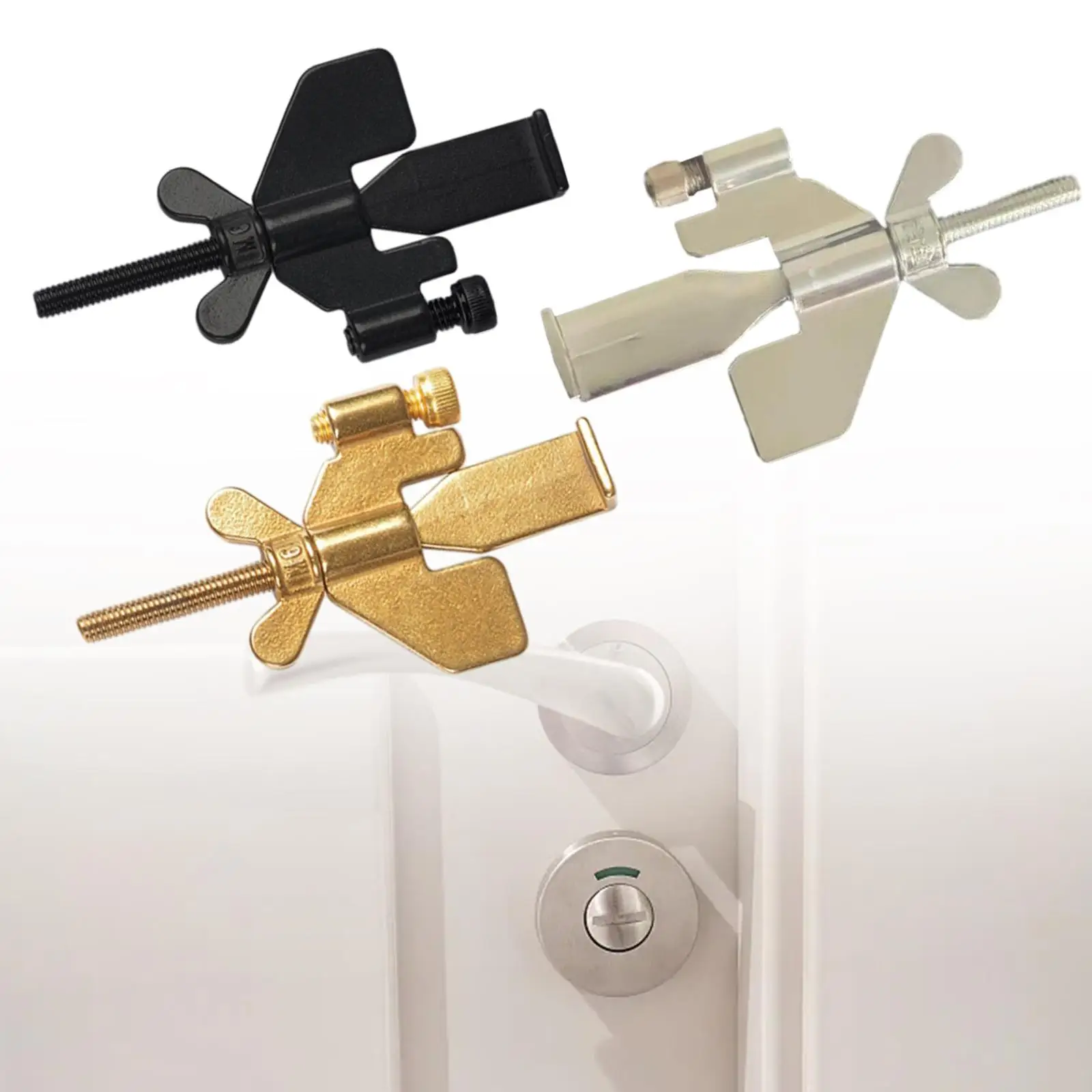 Door Stopper, Portable Door Lock, Security Buckle, Additional Devices for Hotel Travelers