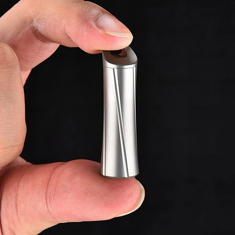Titanium Alloy Waterproof Sealed Bottle Travelling Outdoor Portable Storage Box Medicine Box Moisture-proof EDC Tool Carry With