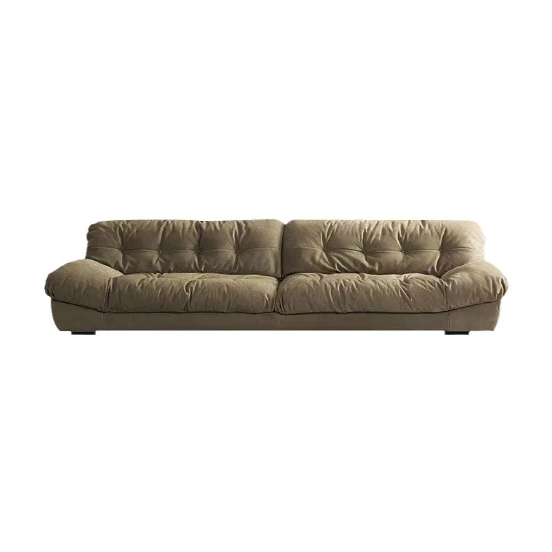 

Cloud sofa fabric Italian minimalist lazy down cream style home living room furniture