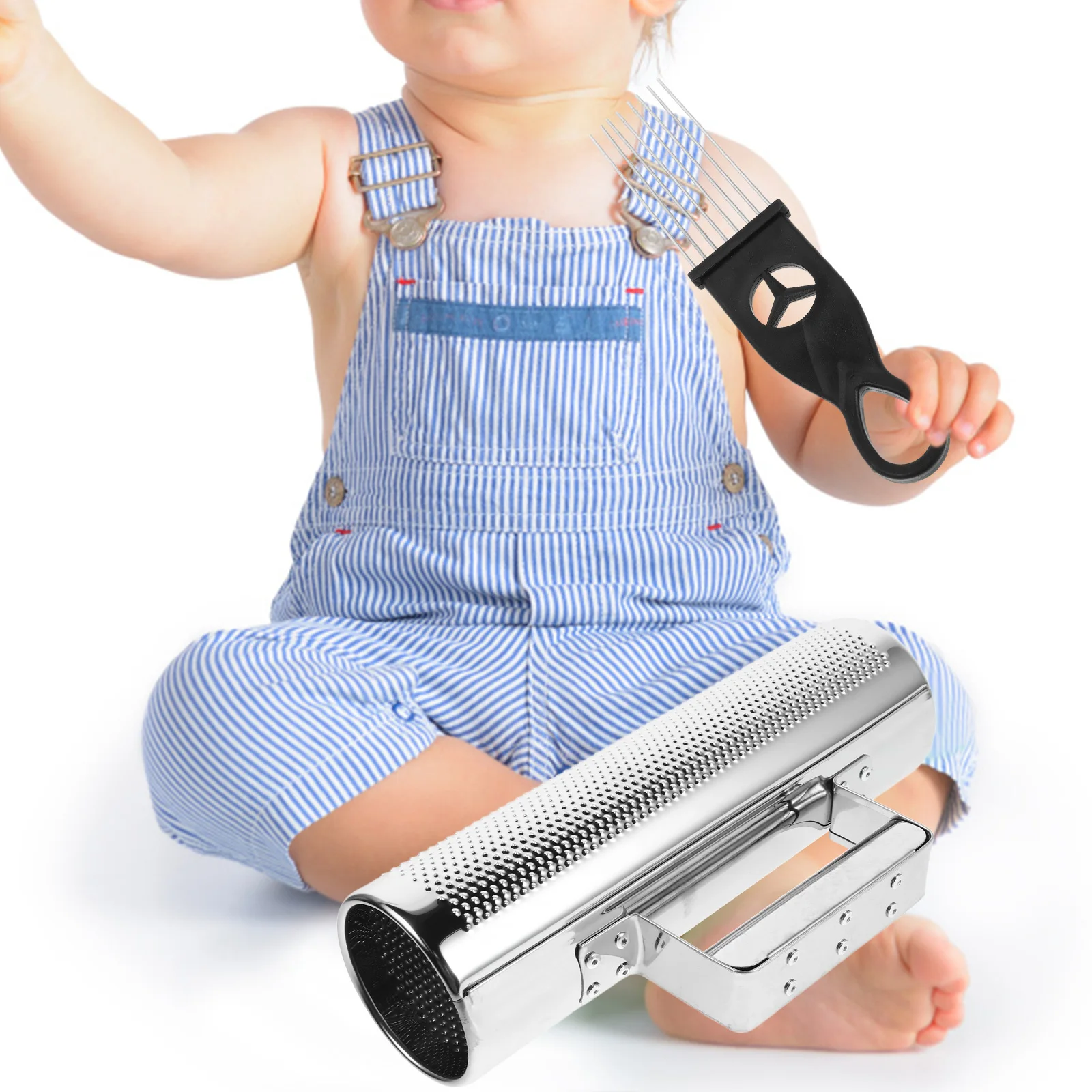 

Percussion Instrument Teaching Aids Campana Instrumento De Salsa Children's Music Kit Guiro Scraper Talent Aldult