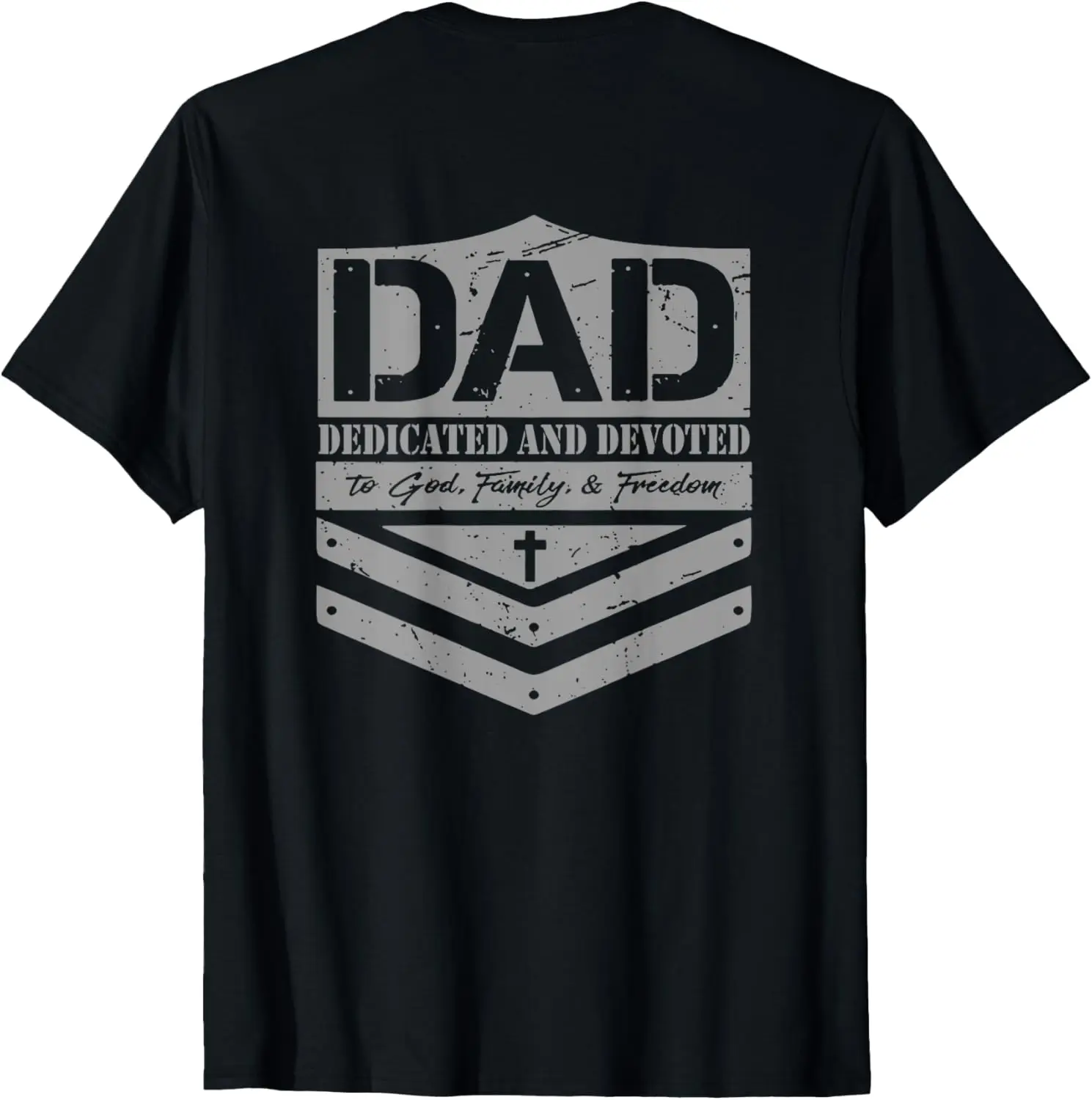 Dad Dedicated And Devoted Happy Father's Day Shirt For Mens T-Shirt