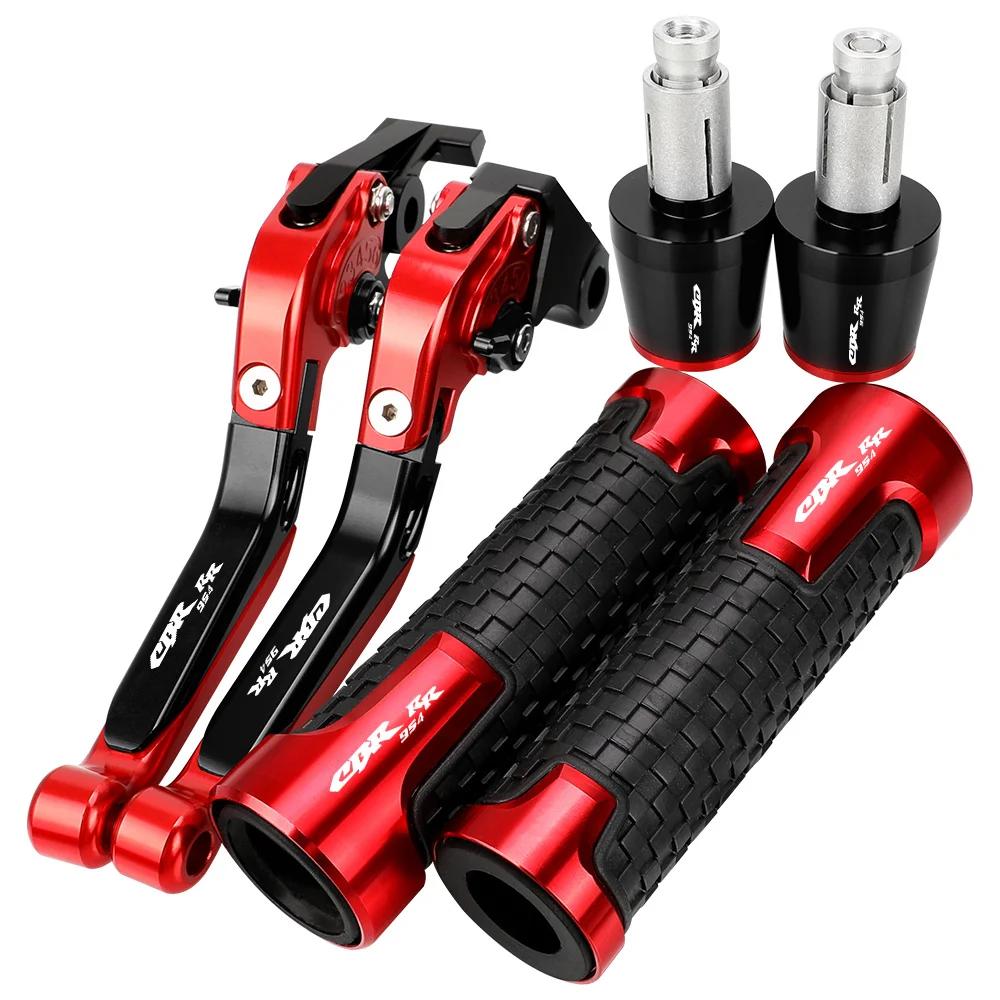 

Motorcycle Accessories Handgrips Brake Clutch Levers Handlebar Grips Ends For Honda CBR 954RR CBR 954 RR ABS 2002 2003 CBR954RR