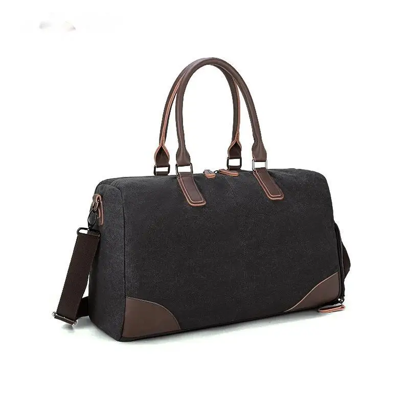 New Canvas Large Capacity Travel Bag Fashion Handbag Gym Travel Portable Large Capacity Shoulder Bag Personality Crossbody