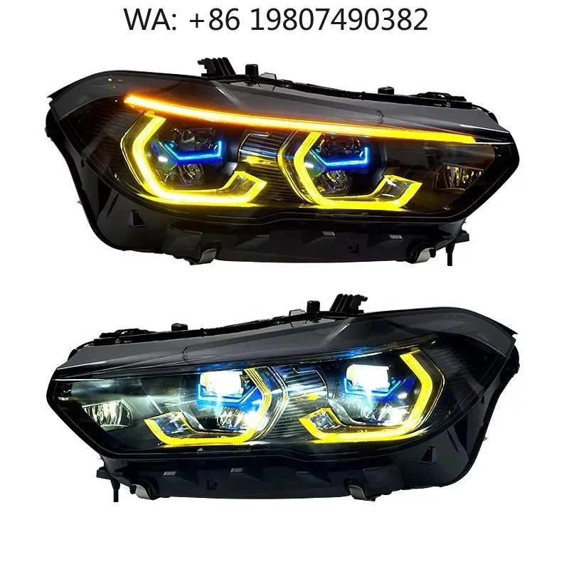 

Black House Spoon Headlight, Dual Color DRL Lamp, High Clarity Auto Facelift Modification Parts 2019-2023